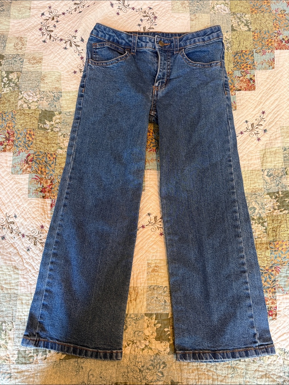 Carhartt Kids Wide-Leg Jeans in Dark Blue